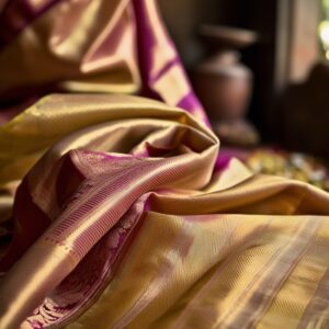 handwoven banarasi sarees, banarasi silk sarees, kalindi silks, heritage weaves