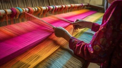 handloom weaving, banarasi silk saree, banarasi saree, kalindi silks